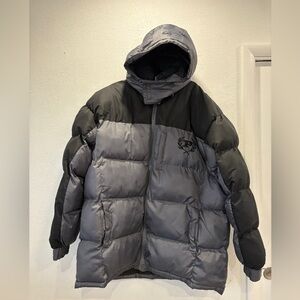 PHAT FARM | VINTAGE 90'S PUFFER JACKET WITH HOOD 2XL